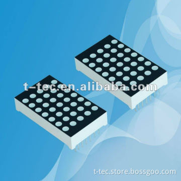 3mm 5x7 red and yellow-green double color led dot matrix